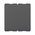 10AX 2 module one way modular switch with led indicator