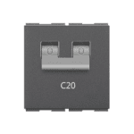 KN 2604 C20 double pole modular mcb