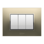 metallic maple gold modular switch plate